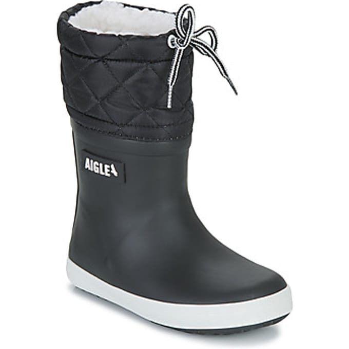 Aigle Giboulee 2 | Zwart/Wit - Regenlaarzen - Maat 26 - Black