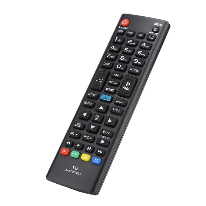 Télécommande TV Intelligente LG AKB73975757 Adaptée pour 22LB4900 22LB490U black