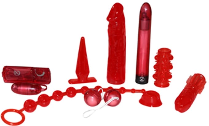 Vibrator Set Red Roses