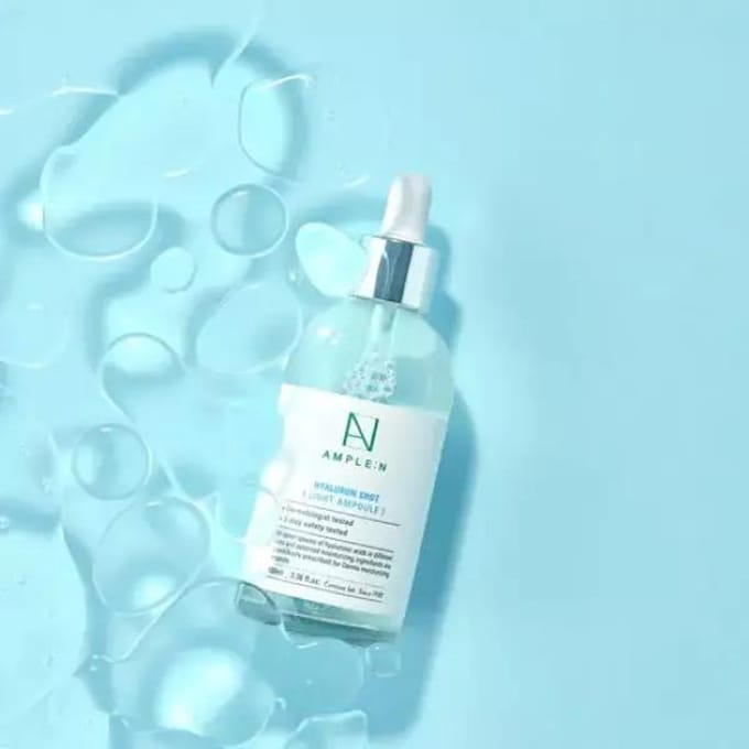 Authentieke Coreana [Ample N] Hyaluron Shot Lichte Vocht Ampoule 100ml white