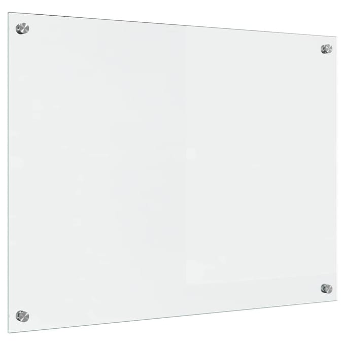 vidaXL - Keukenachterwand - Transparant - 80 - x - 60 - cm - gehard - glas