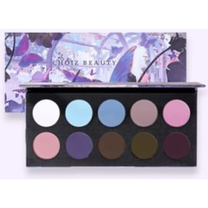 CHOIZ BEAUTY - 10-Color Eyeshadow Palette - Cold Butterfly Cold Butterfly - 14.5g