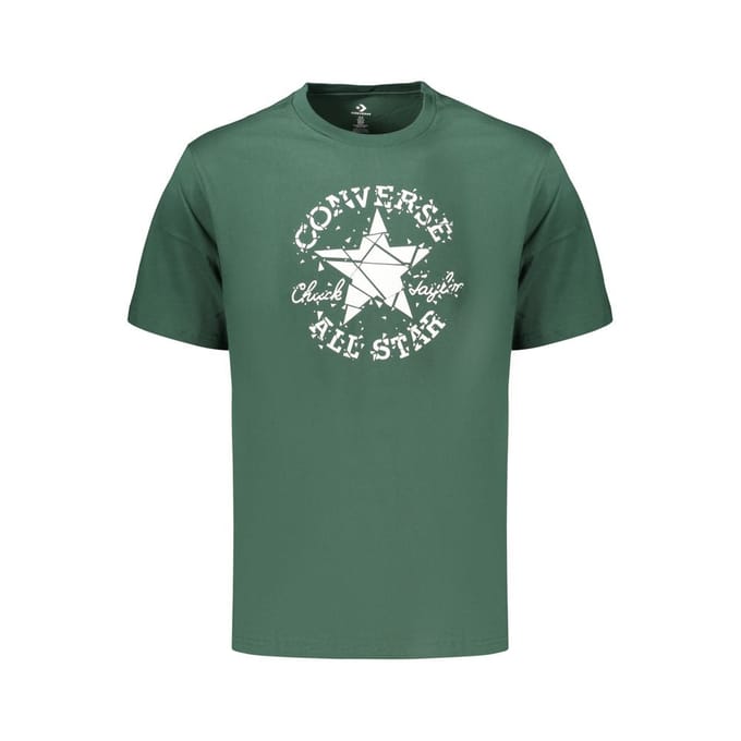 Converse Groene Katoenen Heren T-Shirt