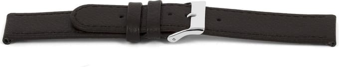 Horlogeband Universeel D400 Leder Bruin 14mm