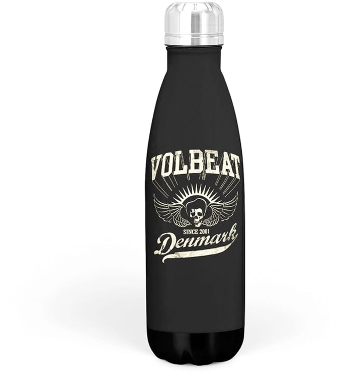 Rocksax Volbeat - Denmark Waterfles - Zwart