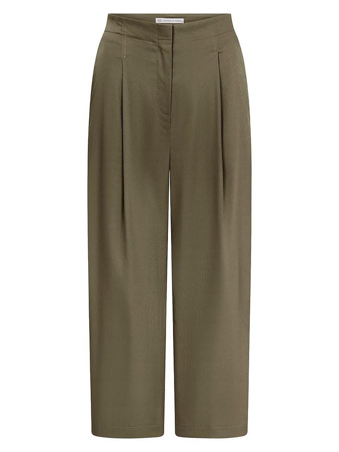 Wide Fit-7/8-broek Model Lisan Van Raffaello Rossi groen