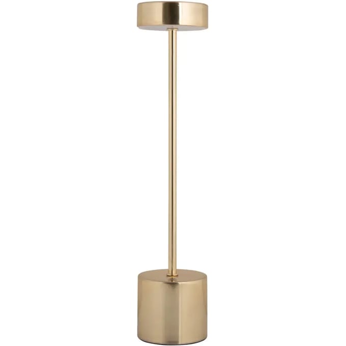 Leitmotiv Tafellamp Ganar Led - Goud - 8x8x37.5cm - Modern