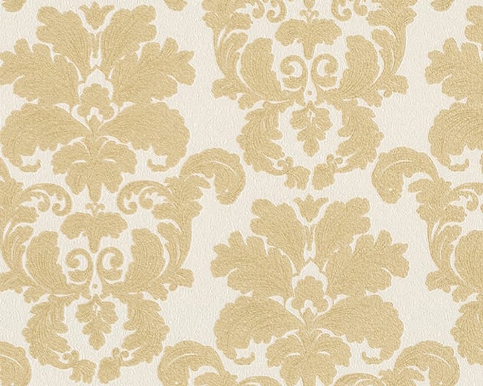 GOUD BAROK BEHANG DUBBELBREED EXCLUSIEF ORNAMENT 95937-1