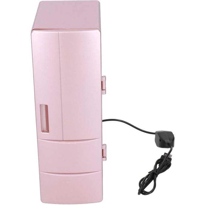 Mini Koelkast USB Draagbaar Warmtebehoud en Koude Opslag Dubbel Gebruik Koelkast voor Thuis white
