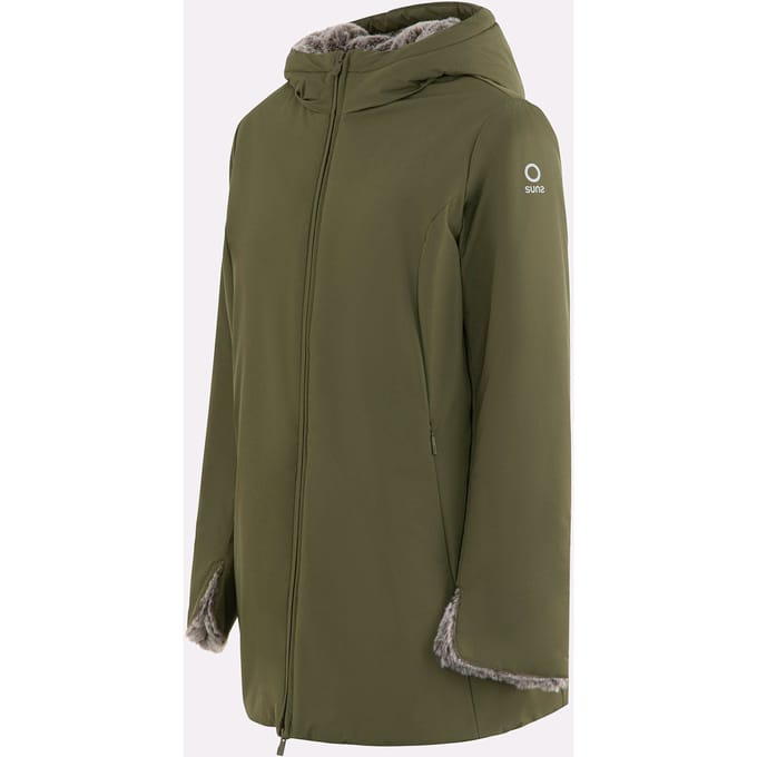 Vrouwenjas Suns Marmolada Fur Army