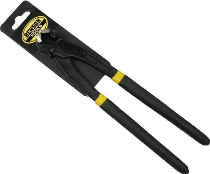 Benson Vlechttang - 225 mm - Antisliphandvatten - Geslepen kop - Chroom-vanadiumstaal