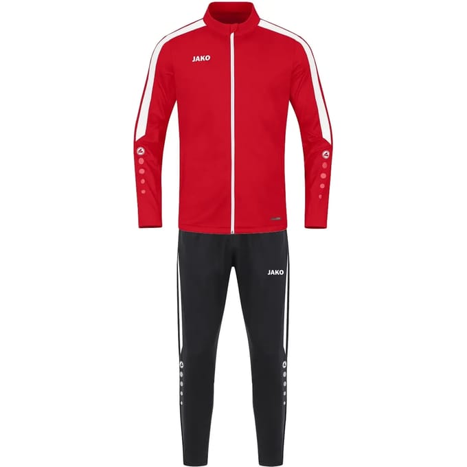 Jako Power Polyesterpak Kinderen - Rood | Maat: 164