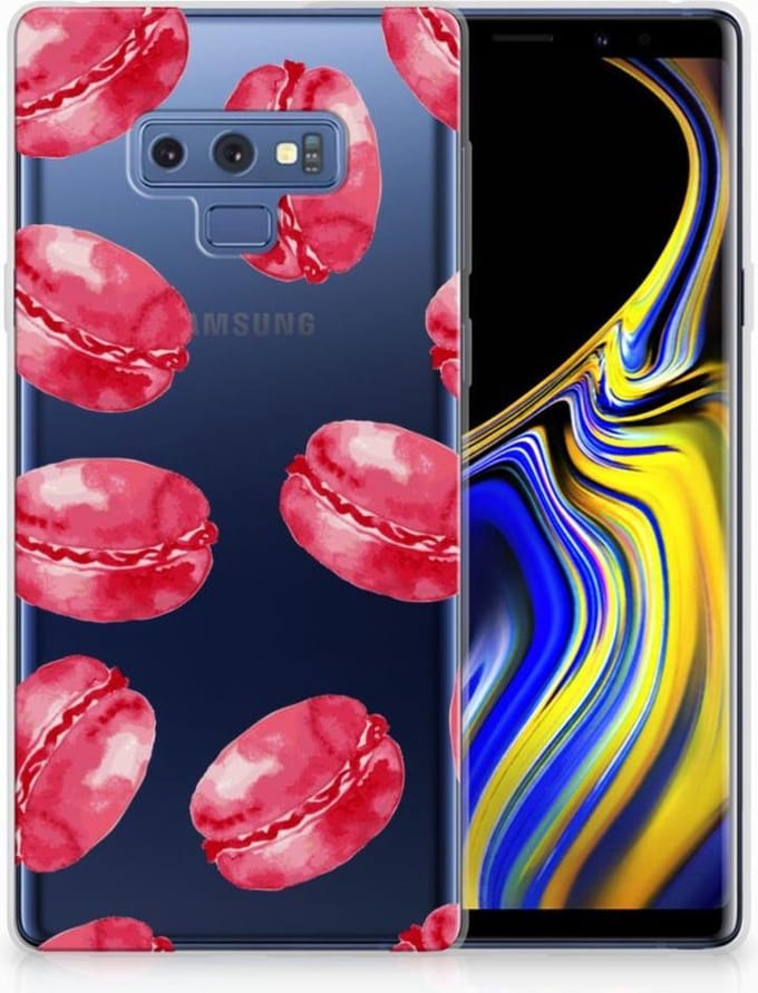 Samsung Galaxy Note 9 Siliconen Case Pink Macarons