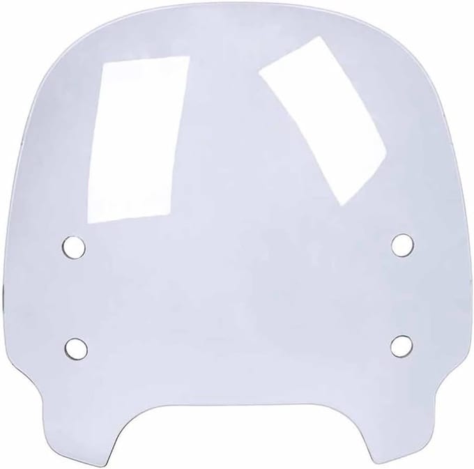 Motorfiets Windscherm - Wind Deflector - Bescherming Tegen Wind - Vermindert Windgeruis - 1.16 kg - Grijs