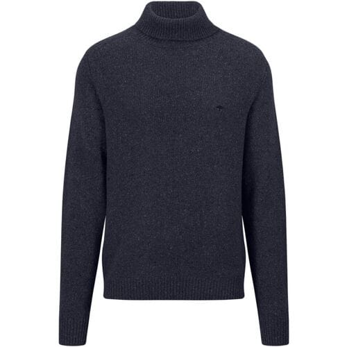 Fynch-Hatton Trui Rollneck Donegal Navy / male