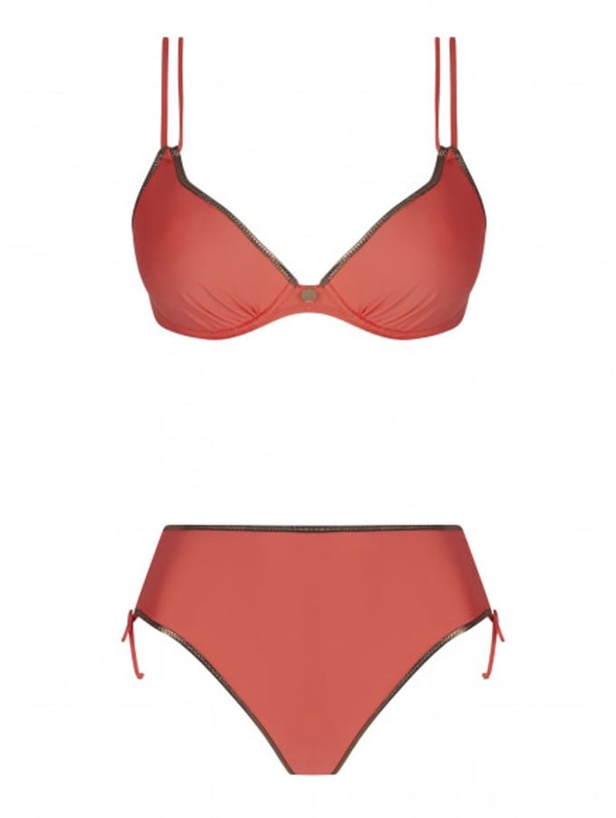 Antigel La Smartissime Voorgevormde Push-up Bikini Corail Bronze Oranje 80 C