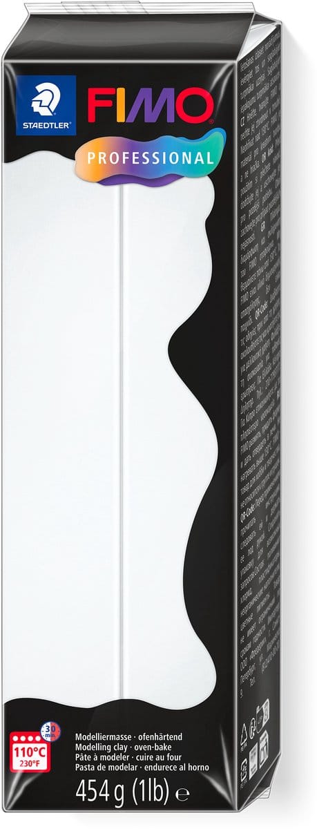 FIMO Professional - ovenhardende professionele boetseerklei - 454g - Wit