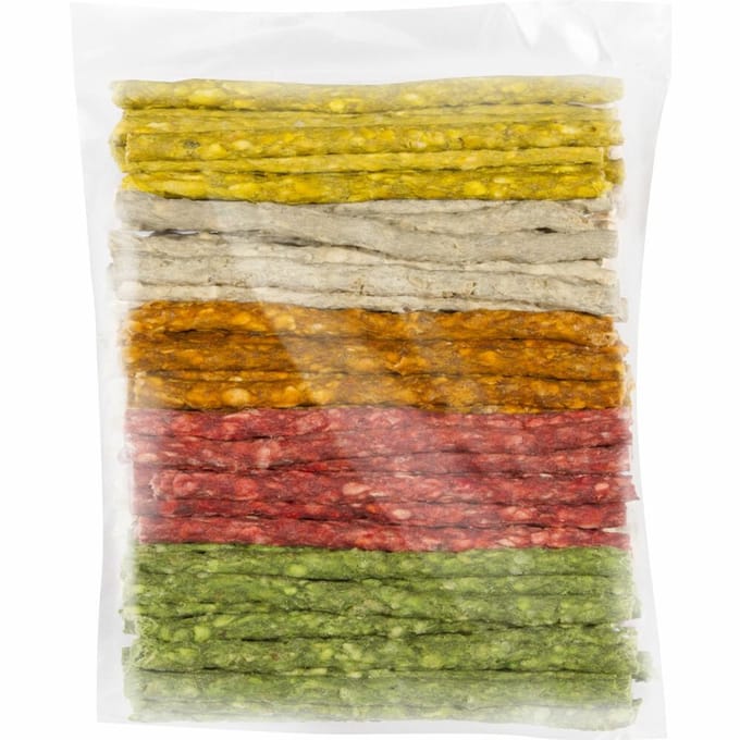Holland Diervoeders Munchy Stick Gekleurd - 100 stuks