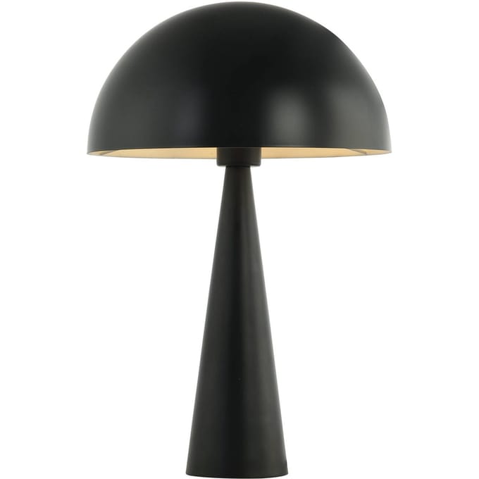 Zambelis Tafellamp 20210 Metaal, hoogte 47 cm zwart mat