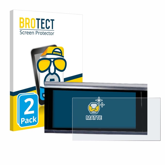 BROTECT - Screenprotector voor Audi A6 2018 MMI Navigation Plus 10.1" 2018 - Folie Beschermfolie matte 2 Stuks