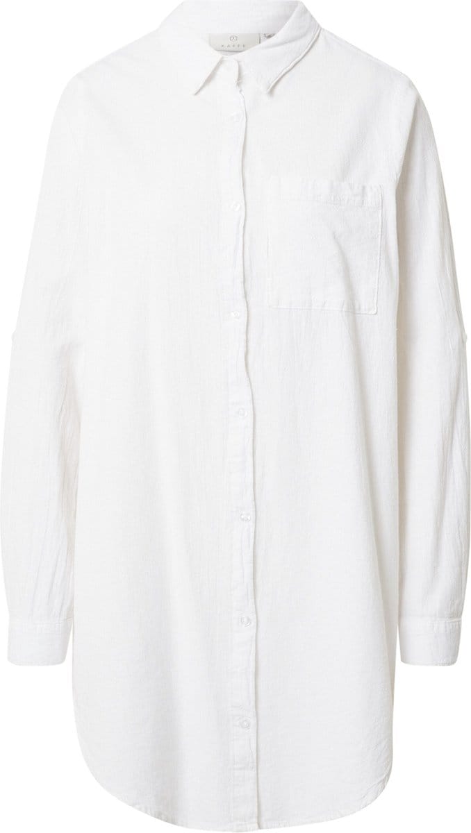 Kaffe KAnaya Shirt Tunic Dames Tuniek - Chalk