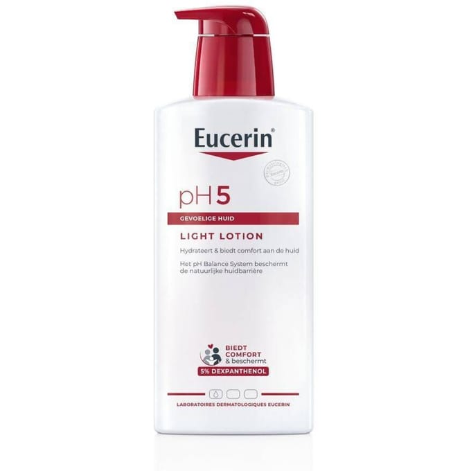 Eucerin pH5 Light Bodylotion - Lichte Structuur Lotion voor Gevoelige huid - 5% Dexpanthenol - 400ml
