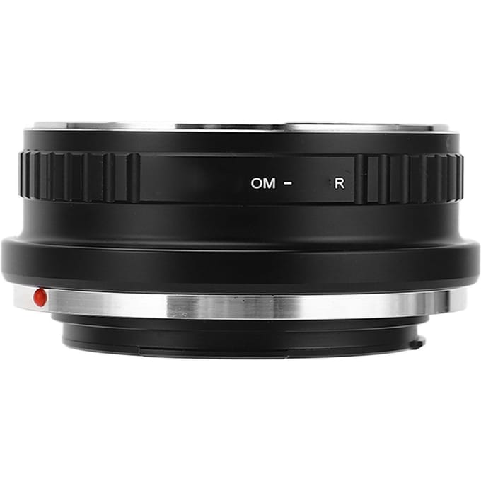 Handmatige Lens Mount Adapter Aluminiumlegering OM naar RF Camera Lens Converter Ring voor Olympus OM Lens naar black