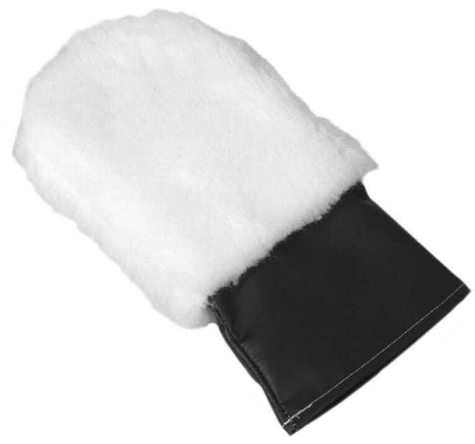 Polyester washandschoen