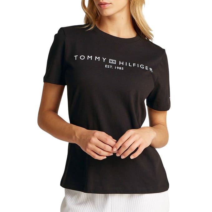 Tommy Hilfiger Regular Corp Logo Shirt Dames