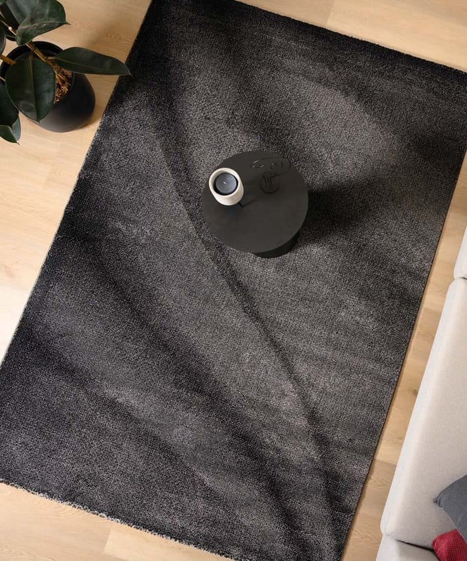 Modern vloerkleed - Vision zwart/grijs 80x150
