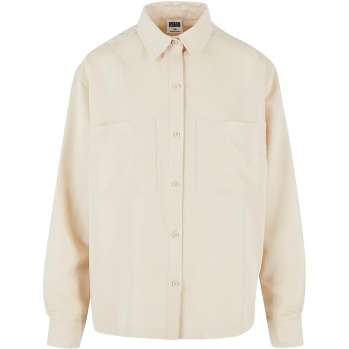 Urban Classics - Oversized Twill Blouse - XS - Beige