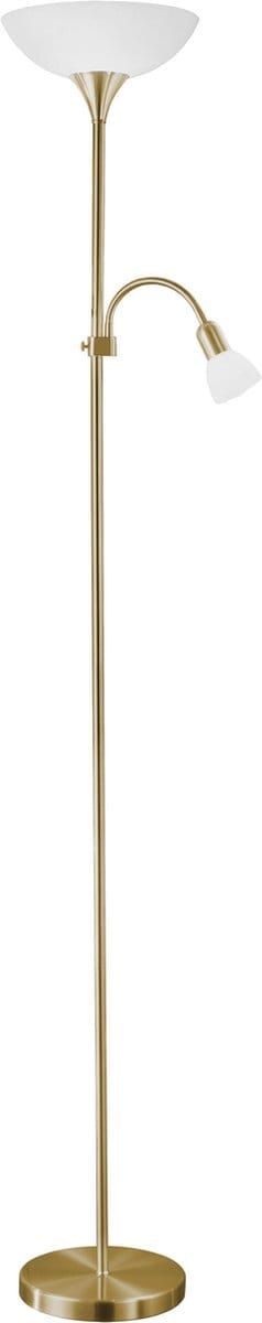 EGLO Up 2 Vloerlamp - E27/E14 - 176,5 cm - Grijs/Wit