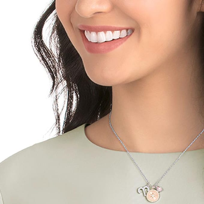 Swarovski Zodiac Ram Ketting Damesketting Roze 5349220 Box (Random Color) white