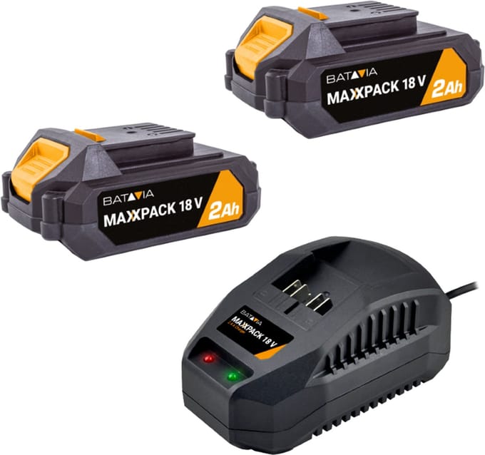 Batavia 18V Mobility Pack – 2 x 2.0Ah Accu's + 2.4A Oplader