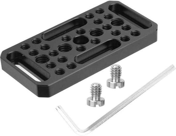 Dailygoods- Uitbreidingsplaat Aluminiumlegering - Multifunctioneel - Camera - Eenvoudig - DSLR-camera - Lichtgewicht - Camera Plate
