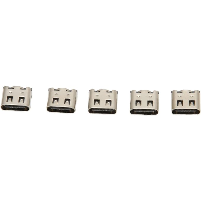 5 Pièces Connecteur de Socket de Manette Port Interface Type C Remplacement Socket de Charge d'Alimentation pour PS5 beige