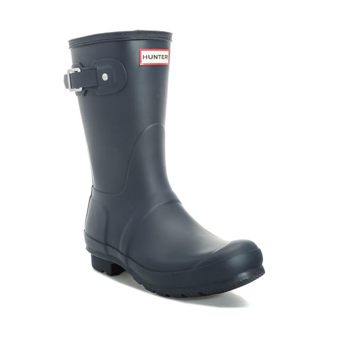 Hunter Original lage regenlaarzen voor dames, marineblauw