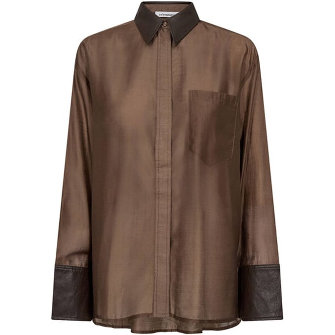 Co'Couture Blouse lange mouw 500222 kawa
