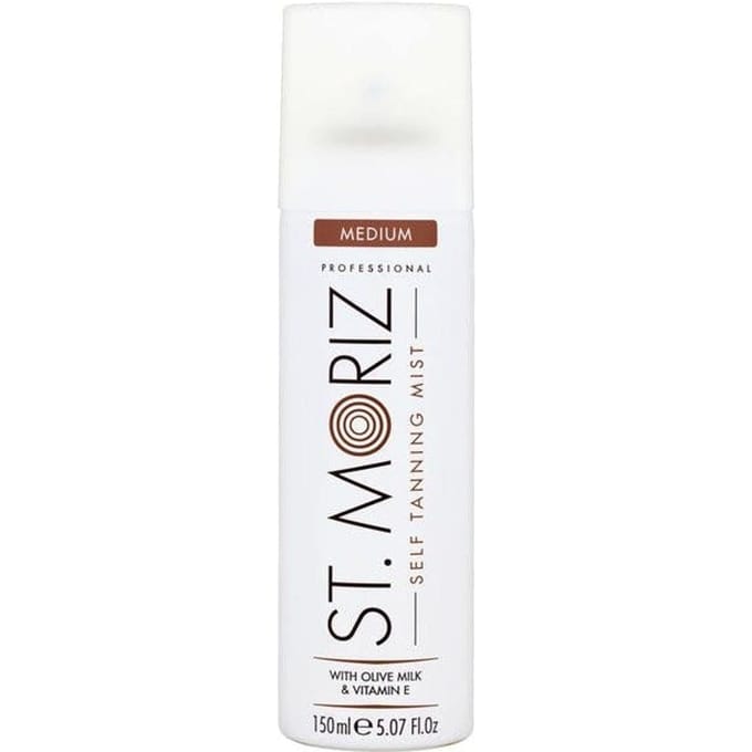 Professional Tanning Mist Medium 150 ml – Self-Tanner, Fast Drying, For All Skin Types, Medium Shade, Aloe Vera, Suitable For Home Tanning Routine