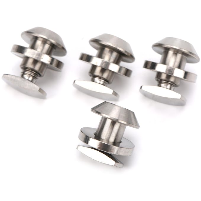 Titanium Legering Schijfrem Bouten en Moeren Set voor Brompton Vouwfiets Gemodificeerd Accessoire J Type gray