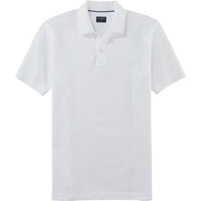 OLYMP Poloshirt Piqué Wit - Maat M - Heren