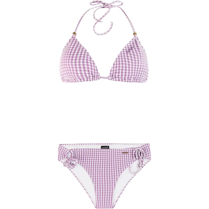 Protest PRTLife - Triangel bikini set Dames - Koordsluiting - Uitneembare vulling - Medium dekking - Paars