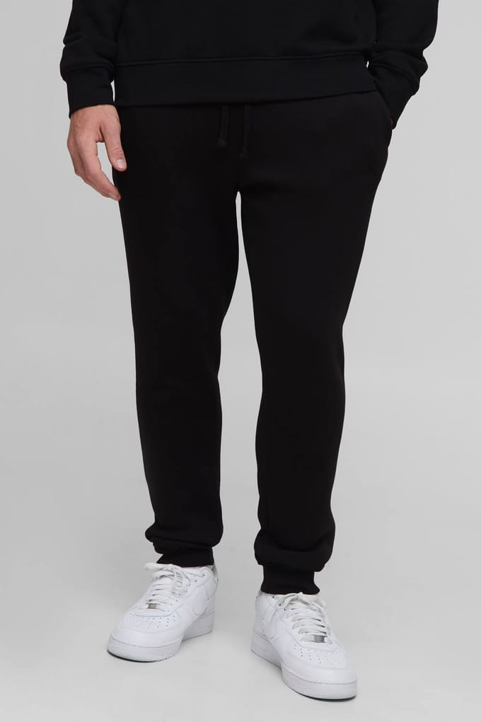 Essential BM Signature Skinny Fit Jogger | Black | Size Medium