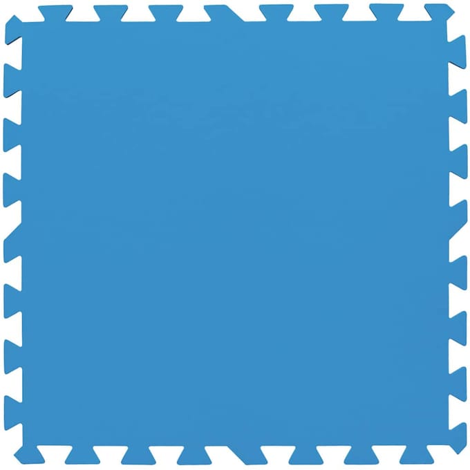 Bestway Zwembadbodembeschermers 8 st blauw 58220
