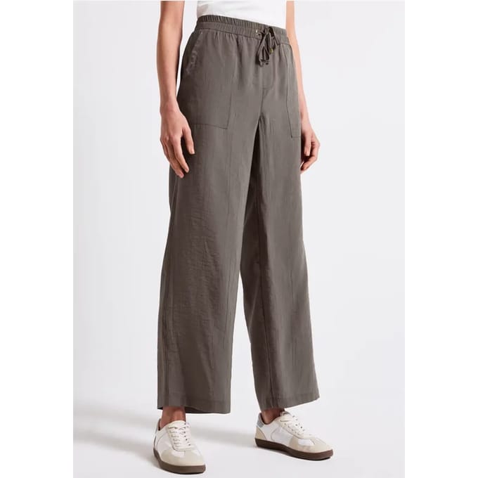 Wide Legs gestructureerde broek