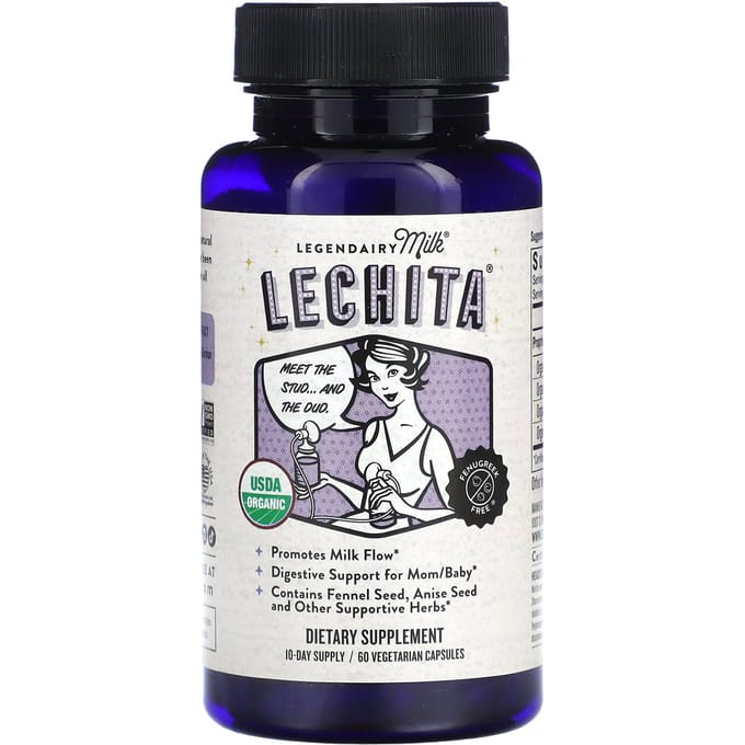 Legendairy Milk, Lechita, 60 Plantaardige Capsules