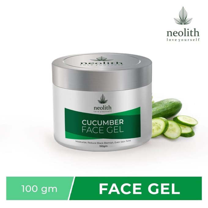 Gel Visage au Concombre Neolith || Éclaircissant, hydratant, éclat naturel || Sans paraben || 100g 100 ML vert