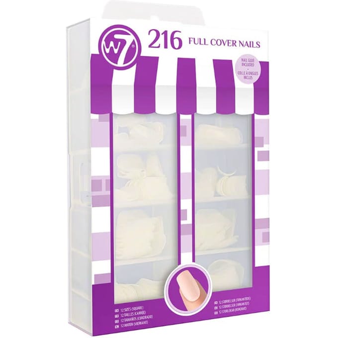 W7 Full Cover Nails Square 216 st