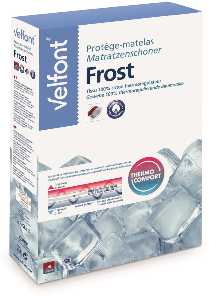ThermoComfort Frost- verkoelende Matrasbeschermer - 100 x 200 cm