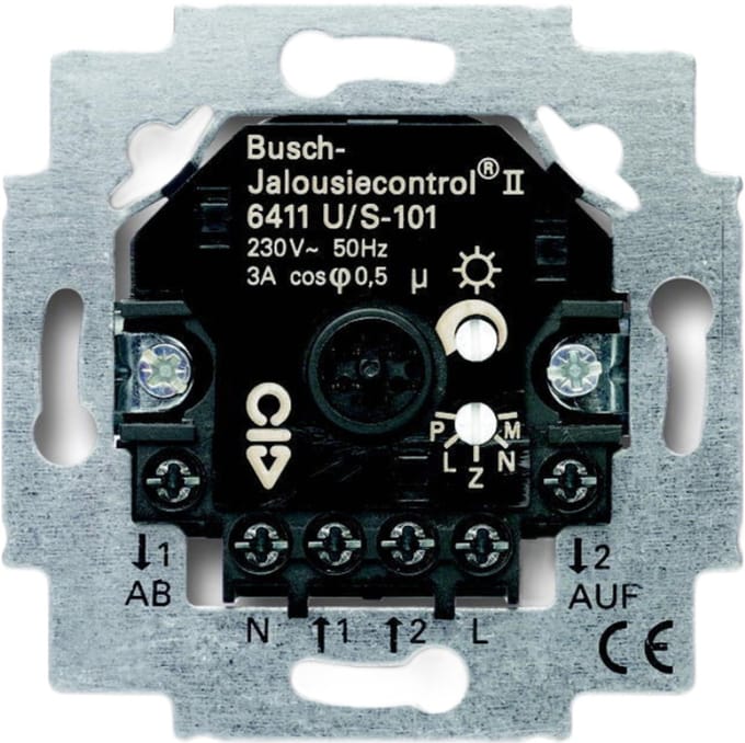 ABB Busch-Jaeger jaloezieschakelaar controle II sokkel